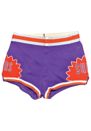 Mid 1970s Phoenix Suns Game-Used Road Shorts Attributed To Charlie Scott
