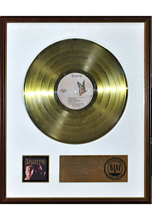 The Doors RIAA Gold Record Award Commemorating "ELEKTRA RECORDS"