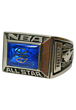 1986 Adrian Dantley NBA All-Star Game Players Ring (Sourced From Dantley)