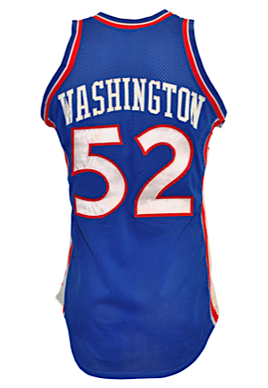 1977-78 Wilson Washington Philadelphia 76ers Game-Used Road Jersey (2) 