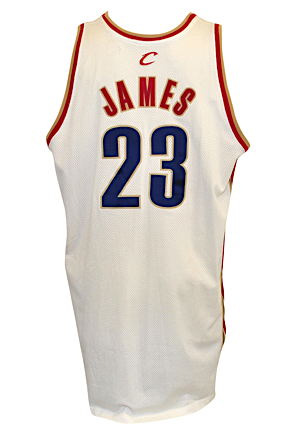 2005-06 LeBron James Cleveland Cavaliers Game-Used Home Jersey