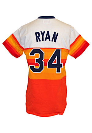 1984 Nolan Ryan Houston Astros Game-Used Home Jersey