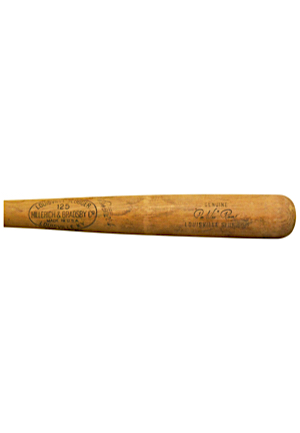 1955-57 "Pee Wee" Reese Brooklyn Dodgers Team Index Pro-Stock Bat 
