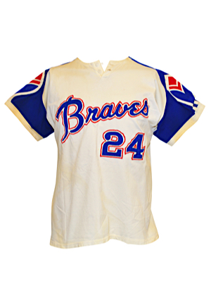 1972 Steve Barber Atlanta Braves Game-Used Home Jersey