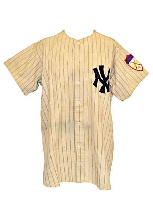 1951 Hank Bauer New York Yankees Game-Used Home Flannel Jersey (Championship Season)