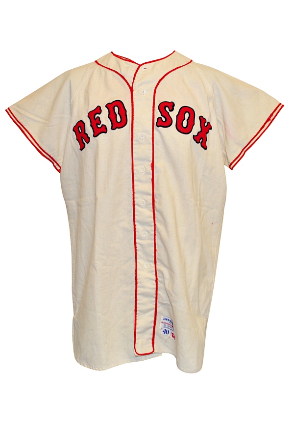 Lot Detail - 1964 Carl Yastrzemski Boston Red Sox Game-Used Home Flannel  Jersey (Rare Early Career Example)
