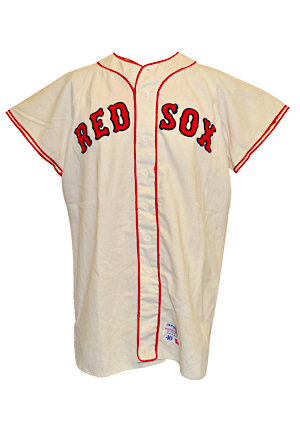 1964 Carl Yastrzemski Boston Red Sox Game-Used Home Flannel Jersey (Rare Early Career Example)