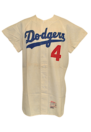 1962 Los Angeles Angels Duke Snider Display Home Flannel Jersey