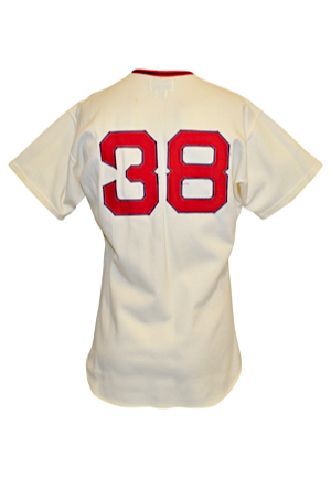 1977 Jim Willoughby Boston Red Sox Game-Used Home Jersey