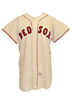 1962 Russ Nixon Boston Red Sox Game-Used Home Flannel Jersey