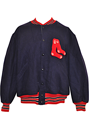 Late 1940s & Early 1960s Boston Red Sox Player-Worn Heavy Jackets (2)