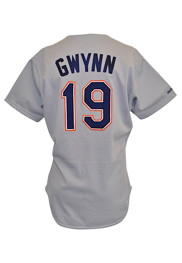 Lot Detail - 1991 Tony Gwynn San Diego Padres Game-Used Road Jersey