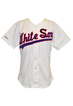 1989 Sammy Sosa/Eddie Williams Chicago White Sox Game-Used Home Jersey (Sosa Rookie)