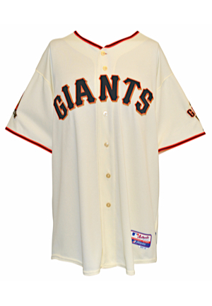 2008 Tim Lincecum San Francisco Giants Game-Used & Autographed Home Jersey (JSA • NL Cy Young Season)