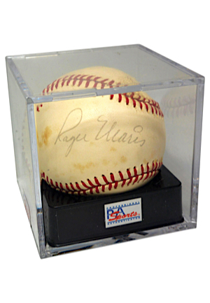 Roger Maris Single-Signed ONL Baseball (JSA)