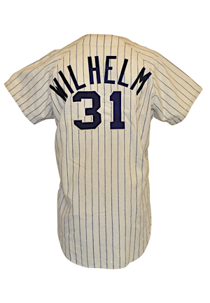 1967 Hoyt Wilhelm Chicago White Sox Game-Used Pinstripe Home Flannel Jersey