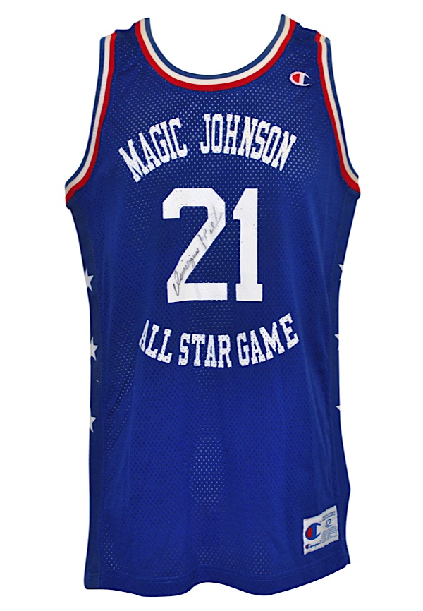 magic johnson all star jersey