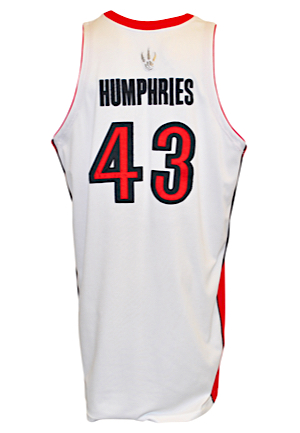 2006-07 Kris Humphries Toronto Raptors Game-Used Home Jersey (NBA LOA)