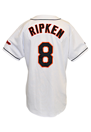 1998 Cal Ripken Jr. Baltimore Orioles Game-Used Home Jersey