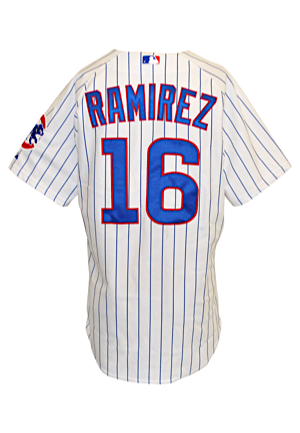 Lot Detail - 2010 Aramis Ramirez Chicago Cubs Game-Used Pinstripe Home  Jersey (Steiner Sports LOA)