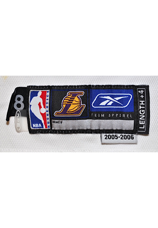 Lot Detail - Kobe Bryant 2005-06 Los Angeles Lakers Game Used #8 Jersey &  Shorts - Sunday Alternate (DC Sports LOA)
