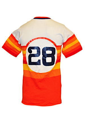 1975 César Cedeño Houston Astros Team-Issued Jersey (Rare Style)