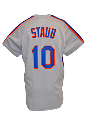 1982 Rusty Staub New York Mets Game-Used Road Jersey
