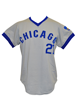 1973 Gene Hiser Chicago Cubs Game-Used Road Jersey