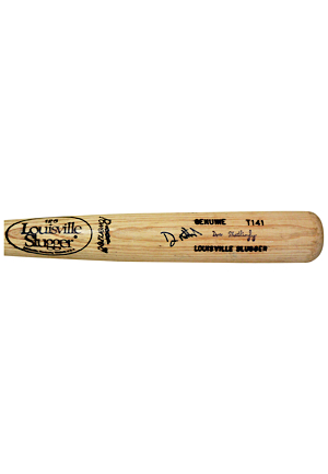 1985-86 Don Mattingly New York Yankees Game-Used & Autographed Bat (JSA • PSA/DNA)