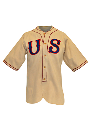 Historic 1936 Berlin Summer Olympics Grover Galvin Jr. Team USA Game-Used Flannel Uniform & Cap (4)(Earliest Olympic Baseball Uniform Known • Sourced From Family)