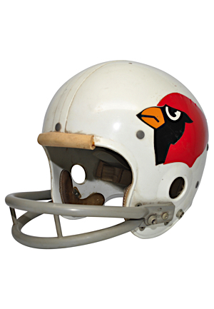 Early 1970s Arizona Cardinals Game-Used Suspension Helmet