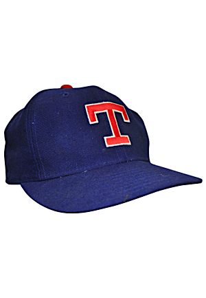 Circa 1993 Texas Rangers Game-Used Cap Attributed To Nolan Ryan