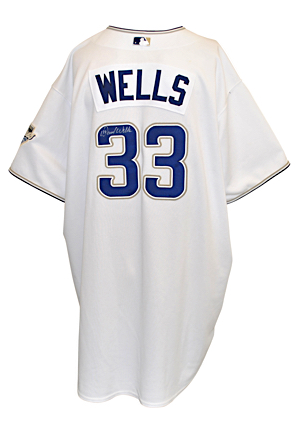2007 David Wells San Diego Padres Game-Used & Autographed Home Jersey (JSA • Glavine Family LOA)