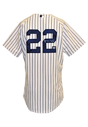 8/24/2014 Jacoby Ellsbury New York Yankees Game-Used & Autographed Pinstripe Home Jersey (JSA • MLB Hologram • PSA/DNA • Steiner Sports LOA)