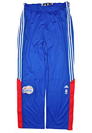 2014-15 Los Angeles Clippers Player-Worn Warm-Up Pants Attributed To Blake Griffin