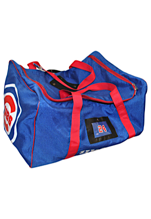 2013-14 Kris Bryant Chicago Cubs Minor League Lot — Team Bag, Home Pants, Pullover & Caps (6)