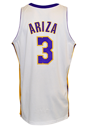 2008-09 Trevor Ariza Los Angeles Lakers Game-Used Sunday Alternate Jersey