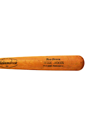 1976 Reggie Jackson Baltimore Orioles Game-Used & Autographed Bat (JSA • PSA/DNA GU8 • Rare)