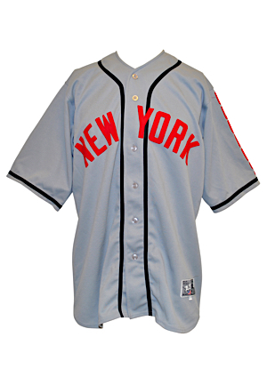 Circa 2005 Tom Glavine New York Mets TBTC Game-Used & Autographed Road Jersey (Full JSA)