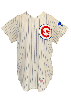 1969 Gary Ross Chicago Cubs Spring Training Worn Flannel Jersey