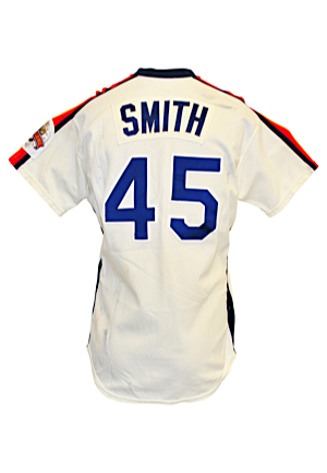 1986 Dave Smith Houston Astros Game-Used Home Jersey (All-Star Game Patch)