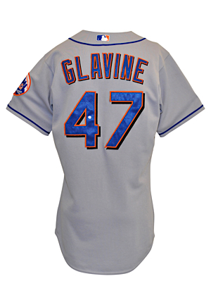 2006 Tom Glavine New York Mets Game-Used Road Jersey (MLB Authenticated • Steiner)