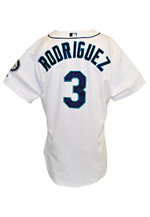 2000 Alex Rodriguez Seattle Mariners Game-Used Home Jersey