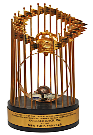 1978 New York Yankees World Series Replica Championship Trophy 
