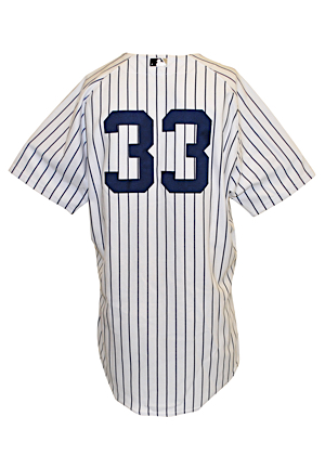 2010 Nick Swisher New York Yankees Game-Used & Autographed Home Jersey (JSA • MLB Authenticated • Steiner LOA)