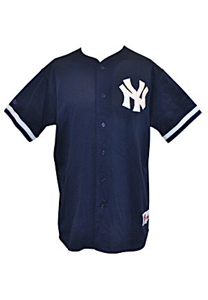 Late 1990s Joe Torre New York Yankees Managers-Worn BP Jersey (Steiner LOA)