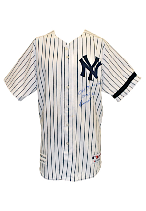 New York Yankees Old-Timers Game-Worn Jerseys - Oscar Gamble & Jim Leyritz (3)(Leyritz LOA)