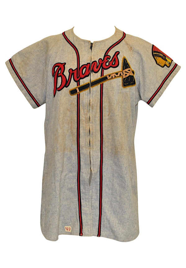 Lot Detail - 1949 Earl Torgeson Boston Braves Game-Used Road