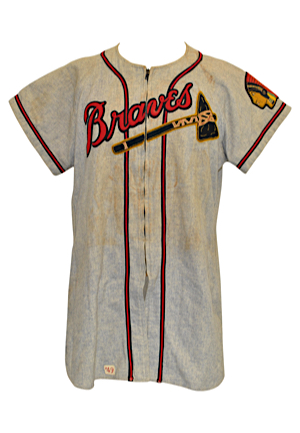 1949 Earl Torgeson Boston Braves Game-Used Road Uniform (2)