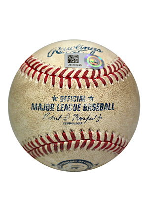 2016 Chicago Cubs Game-Used Baseballs (3)(MLB Authenticated • Championship Season) 
